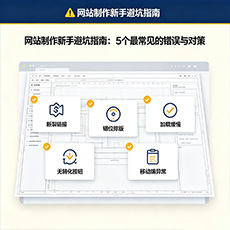 马龙建站-网站制作新手避坑指南：5个最常见的错误与对策