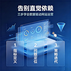 师宗建站-告别直觉依赖：三步学会数据驱动网站运营